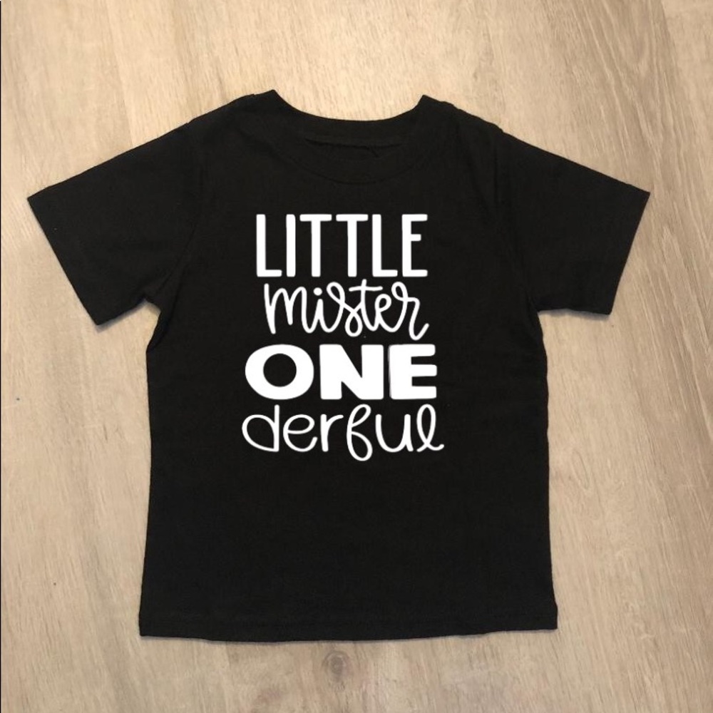Little Mr. ONE-derful Toddler Tee